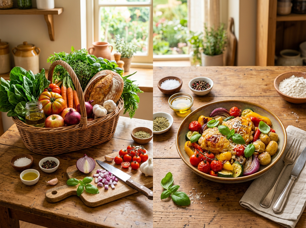 De la cesta a tu plato.